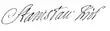 Signature de Stanislas Ier