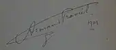 signature d'Armand Praviel