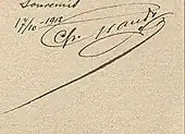 signature de Charles Grando