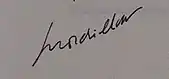 Signature de Gérard Mordillat