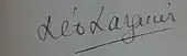 signature de Léo Larguier