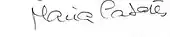 signature de Maria Casarès