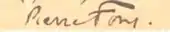 Signature de Pierre Fons