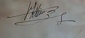 signature de Prosper Estieu