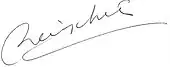 signature de René Schérer