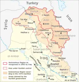 Description de l'image Autonomous Region Kurdistan-en.png.