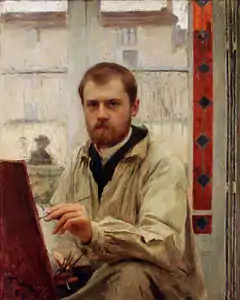 Autoportrait en gris clair (1888).