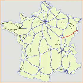 Carte de la route.