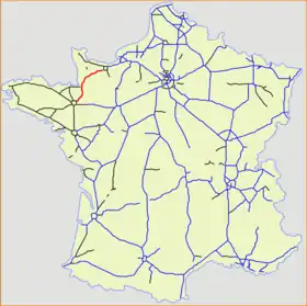 Carte de la route.