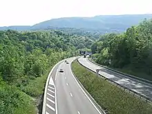 Près du tunnel sous l'Épine en direction de Lyon