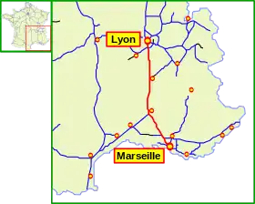 Carte de la route.