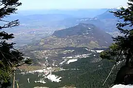 Montaud depuis le Bec de l'Orient