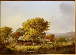 Autumn in New England, Cider Making, 1863, Musée Thyssen-Bornemisza