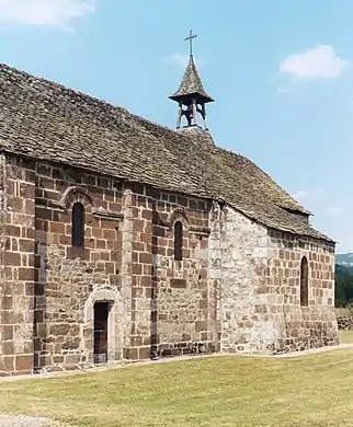 la façade méridionale et le clocheton.