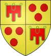 Blason des comtes d'Auvergne et de Boulogne.