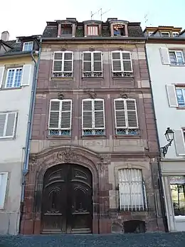 Hôtel d'Ettenheimmunsterfaçade, toiture