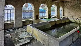 Le bassin du lavoir.