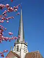 Le clocher tors de l'église Notre-Dame.