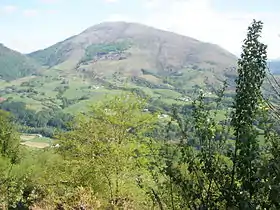 Le mont Hautza vu d'Erratzu