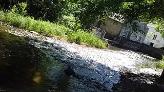 Moulin Brenot et passe à poissons rustique.