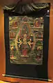 Avalokiteshvara sous la forme d'Ekadashamukha. Tibet, XIXe siècle. Thangka, détrempe sur toile, bordure soie, H. 49 x L. 35,5 cm.