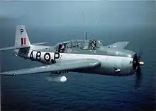 Grumman Avenger AS Mk. 3M de l'escadron 881 du Magnificent en 1952.