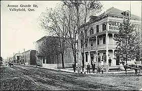 Avenue Grande Île, vers 1910
