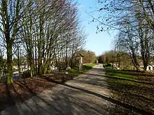 Circuit pédestre aménagé sur le tracé de l'ancienne voie ferrée