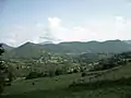 Vue sur les villages de Créchets, Antichan, Ilheu, Samuran et Gembrie