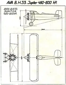 vue en plan de l’avion