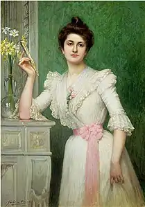 Dame à l'évantail (1898), localisation inconnue.