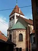 Église Saint-Materne - chevet.