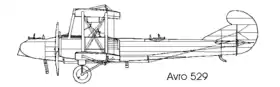 vue en plan de l’avion