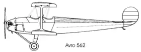 Image illustrative de l’article Avro 562 Avis