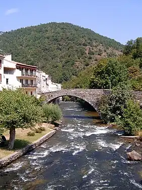 L'Aude à Axat.