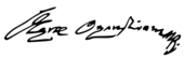 signature d'Axel Oxenstierna