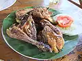 Ayam bakar taliwang de Lombok.