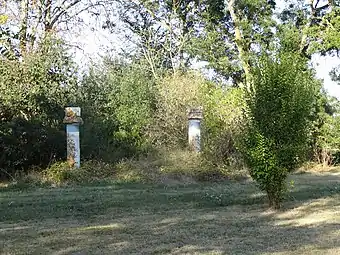 Ruines de l’édifice.