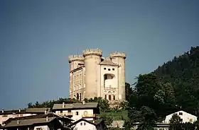 Le château d'Aymavilles.