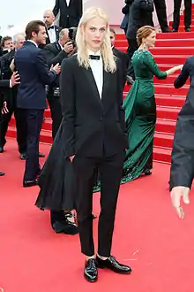 Aymeline Valade au festival de Cannes 2014.