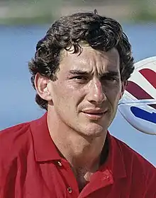 Portrait d'Ayrton Senna