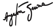 Signature d'Ayrton Senna