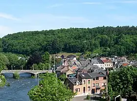 Le pont sur l'Amblève à Aywaille