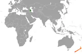 Nouvelle-Zélande et Azerbaïdjan