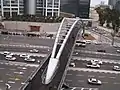 Pont piéton vu depuis HaShalom