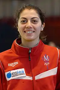 Azza Besbes au Tournoi international Paris Île-de-France 2013.