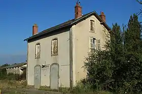 La gare avant sa destruction.