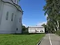 Bâtiment du musée Chalamov à Vologda derrière la cathédrale Sainte-Sophie de Vologda.