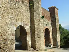 Bab Fouka une des porte médiévale de Béjaïa, deuxième capitale des Hammadides.