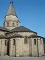 Chevet de l'abbatiale Saint-Barthélémy